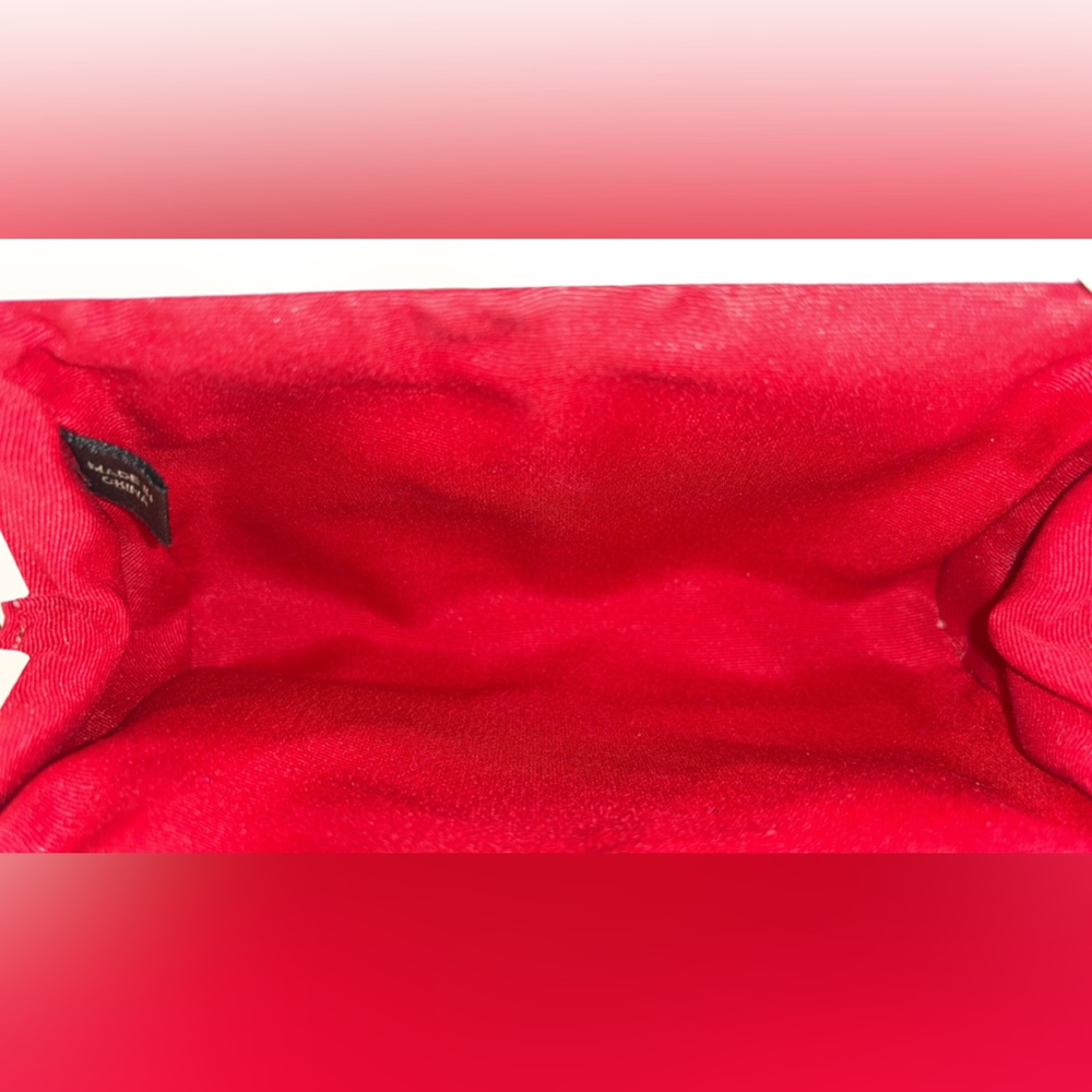 Coach 05’ poppy floral appliqué vintage RARE Poppy for Peace Kisslock EUC - Picture 16 of 16